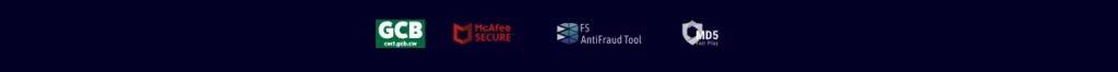 Certyfikaty bezpieczeństwa Slotoro Casino GCB McAfee Secure i iTech Labs