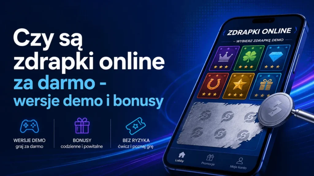 Zdrapki online za darmo w wersji demo – wybór gier na ekranie smartfona bez depozytu