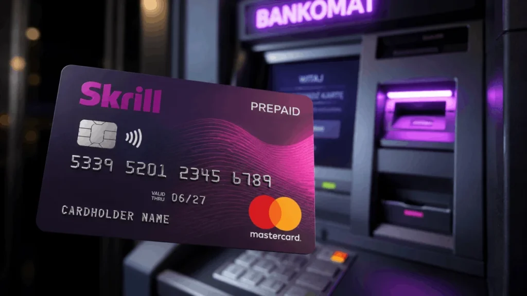 Karta Skrill Prepaid Mastercard — fizyczna karta debetowa do wypłat z bankomatu w Polsce