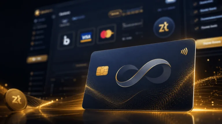 Karta portfela MiFinity na tle dashboardu kasyna online – przewodnik